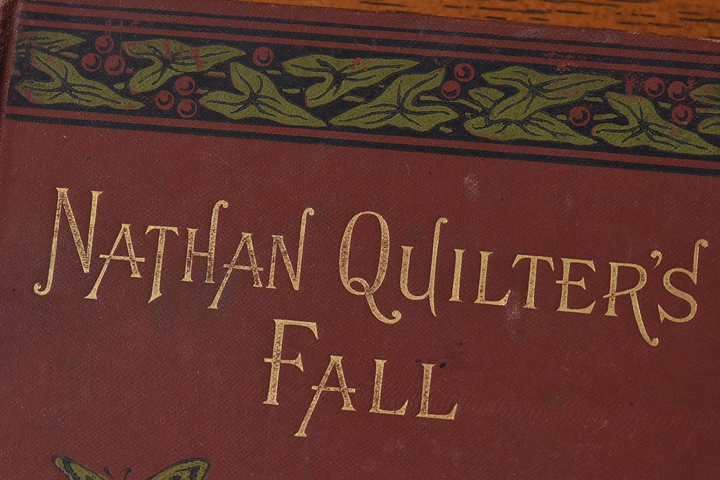 アンティーク雑貨　イギリスアンティーク　NATHAN QUILTER'S FALL　EGLANTON THORNE　洋書(ブック、古書、本)