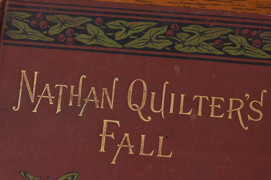 アンティーク雑貨　イギリスアンティーク　NATHAN QUILTER'S FALL　EGLANTON THORNE　洋書(ブック、古書、本)