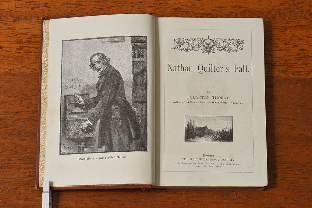 アンティーク雑貨　イギリスアンティーク　NATHAN QUILTER'S FALL　EGLANTON THORNE　洋書(ブック、古書、本)