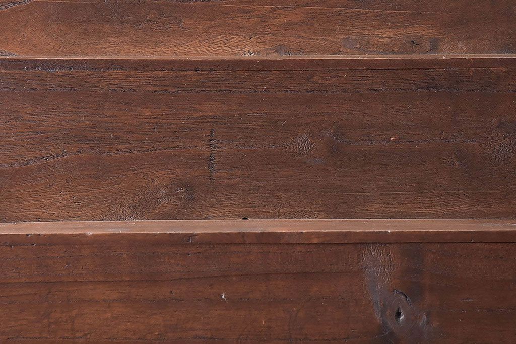アンティーク雑貨　総桐材　古い木製のアンティーク飾り台(ディスプレイ台、花台、ウッドステージ)(1)