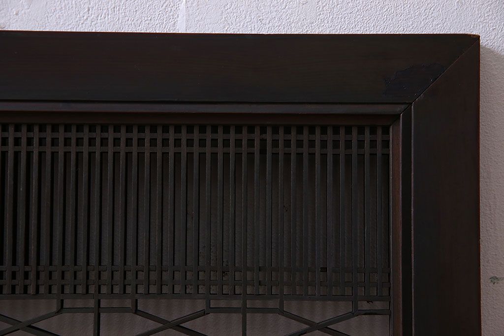 アンティーク雑貨　明治大正期　和モダンなアンティーク欄間(明り取り、明かり取り)