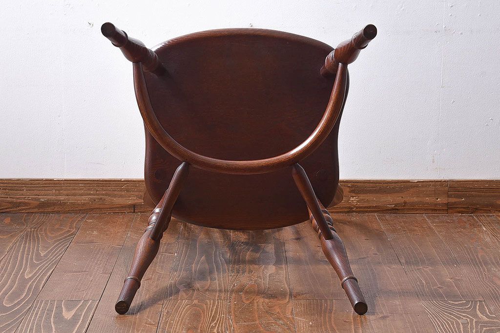 ヴィンテージ家具　フランスビンテージ　上品な佇まいのスティックバックチェア(椅子、ダイニングチェア)(1)