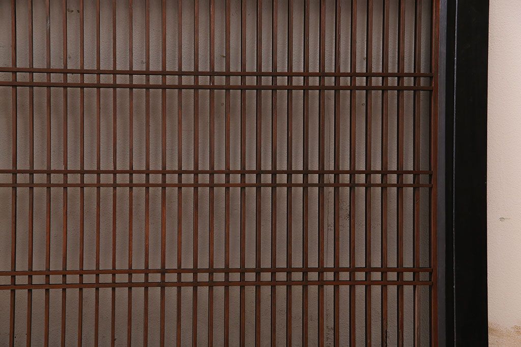 アンティーク雑貨　古い木の質感が味のあるアンティーク欄間(明り取り、明かり取り)(2)