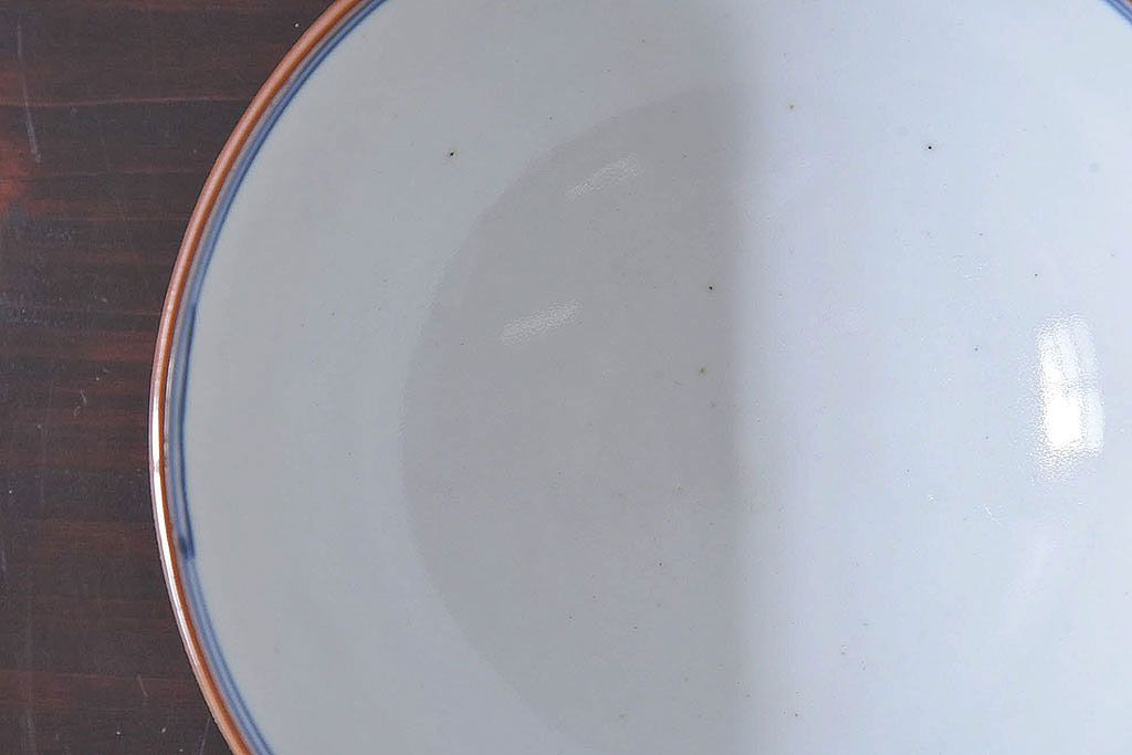 アンティーク雑貨　和製アンティーク　色絵　蓋付き茶碗2客セット(2)
