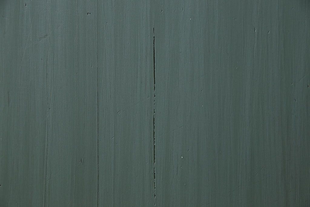 ペイント建具　グリーンカラーがお洒落な格子帯戸1枚(板戸、引き戸)