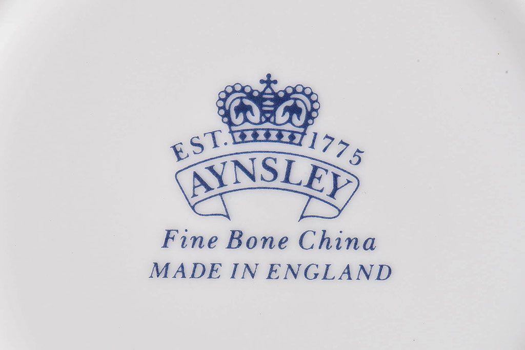 イギリスビンテージ　AYNSLEY(エインズレイ) コテージガーデン　カップ&ソーサー2客セット(洋食器)