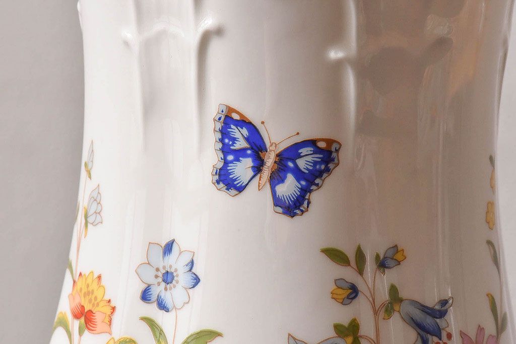 イギリスビンテージ　AYNSLEY(エインズレイ) コテージガーデン　花瓶(陶磁器)
