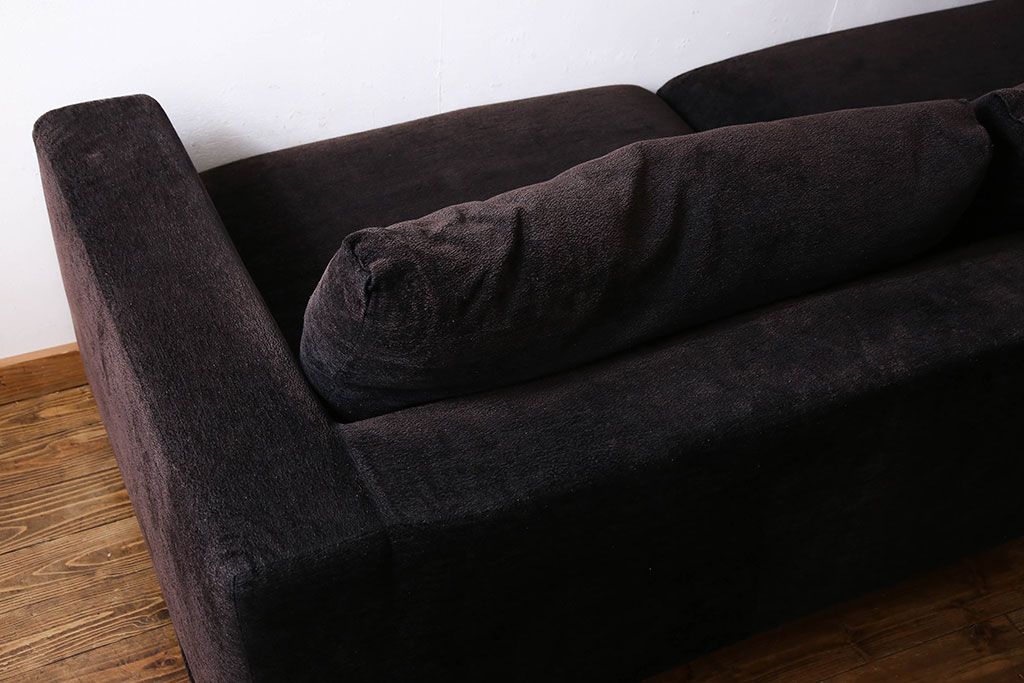 中古　Cassinaixc.(カッシーナイクスシー)　BOX sofa(ボックス ソファ)　2人掛けワイドアームソファ