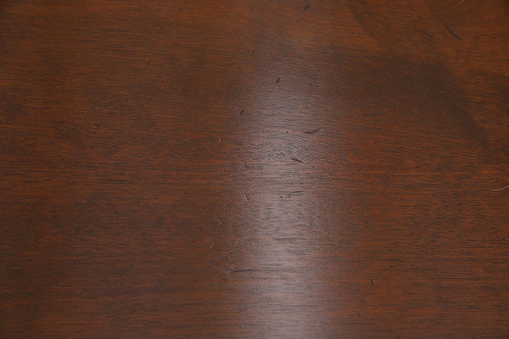 中古　松本民芸家具　シックな4人掛けダイニングテーブル(T型食卓)(定価約32万円)