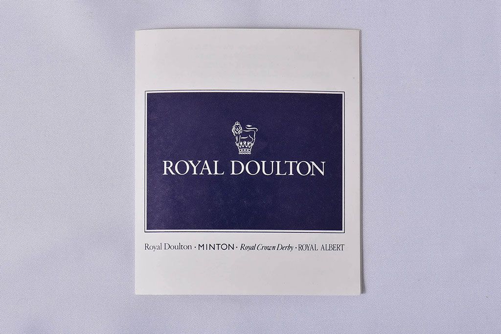 ROYAL DOULTON(ロイヤルドルトン)　MINTON(ミントン)　クリスタルペアワイングラス