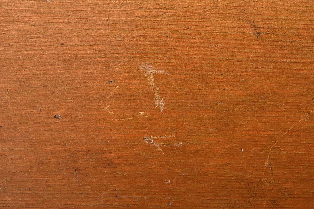 レトロ家具　昭和レトロ　網棚付き　温かみのある木味が魅力的なサイドテーブル(カフェテーブル)
