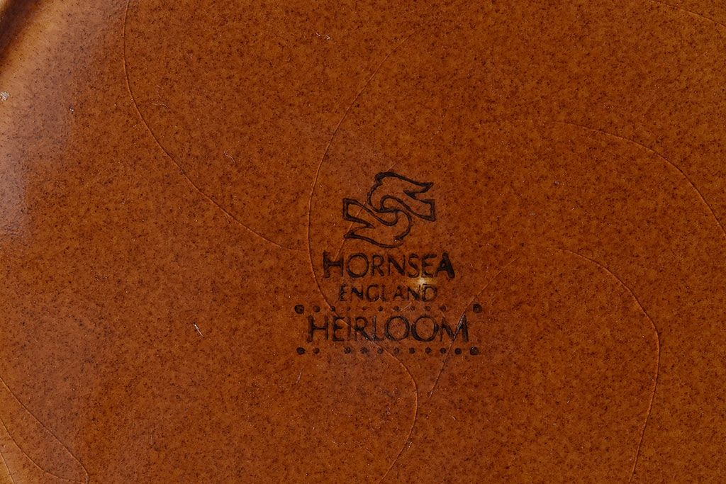 アンティーク雑貨　イギリスビンテージ　HORNSEA(ホーンジー)HEIRLOOM(エアルーム)シリーズ　カップ&ソーサー3客セット(洋食器)