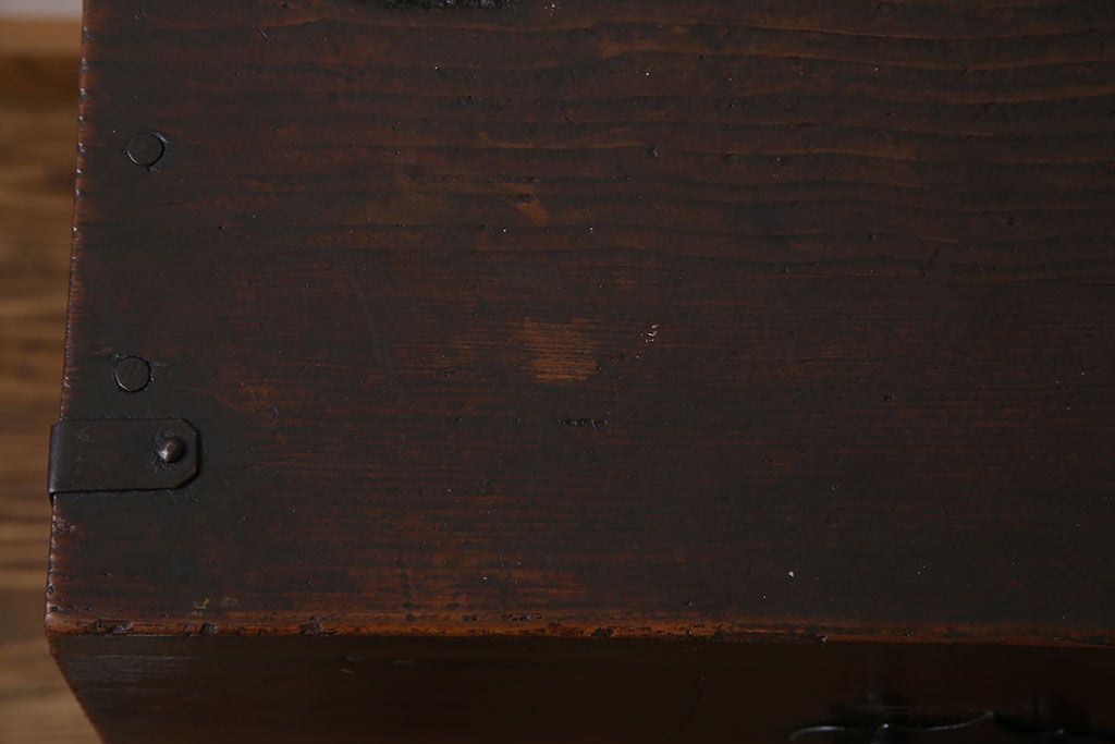 アンティーク　李朝デザイン　松材　味わい深い風合いのバンダチ(収納棚、キャビネット)