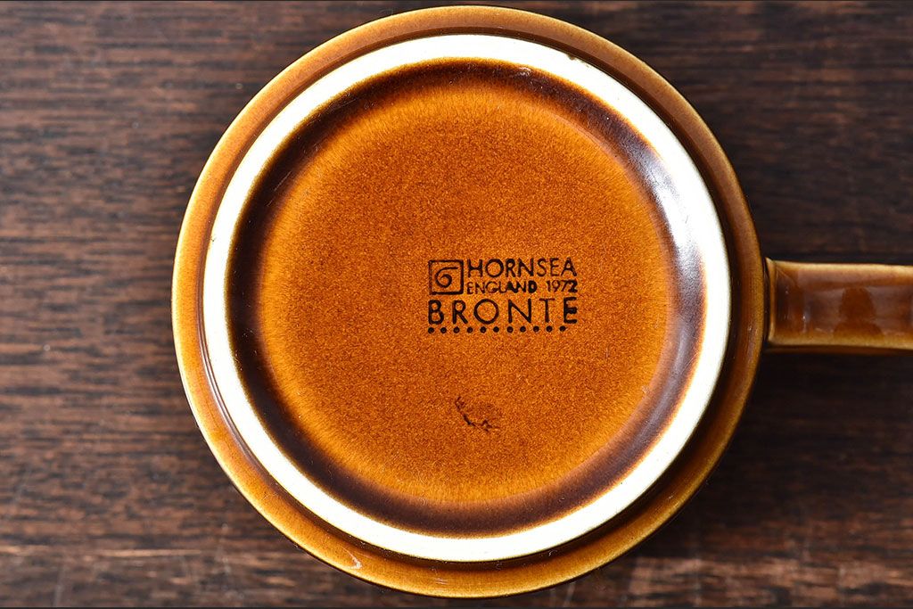 アンティーク雑貨　イギリスビンテージ　HORNSEA(ホーンジー)　BRONTE(ブロンテ)シリーズ　カップ4点セット