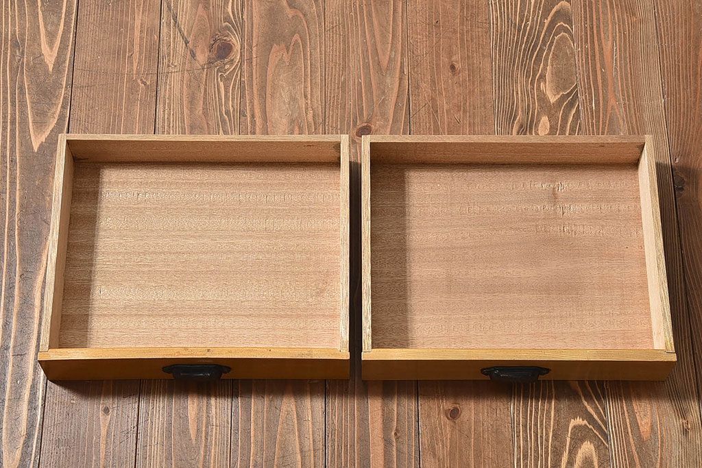 レトロ家具　昭和レトロ　栓材　明るい木肌のローテーブル(座卓、文机、作業台)