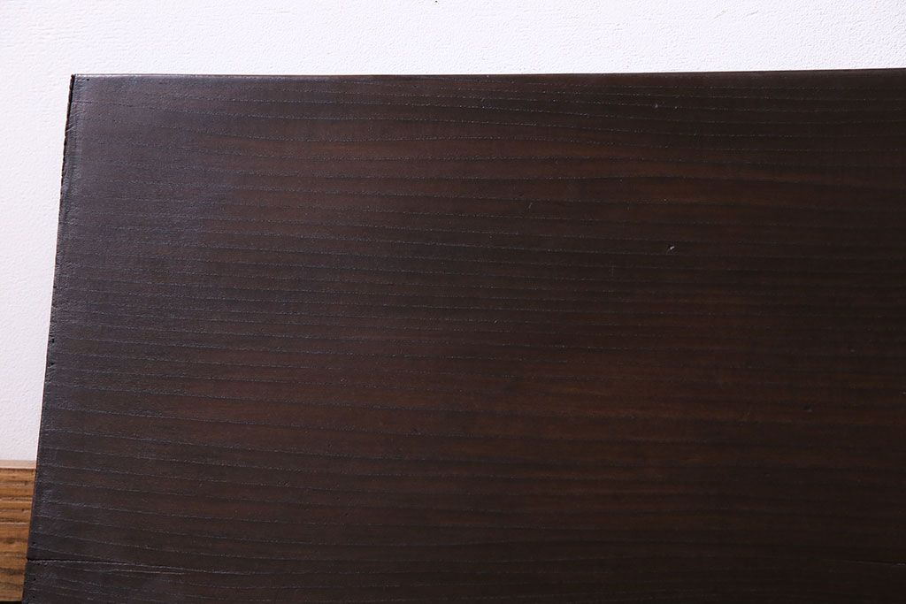 アンティーク雑貨　DIY素材におすすめ!たっぷりの長さが印象的なケヤキ材の一枚板(古材、材料)