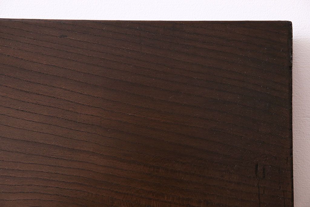 アンティーク雑貨　DIY素材におすすめ!たっぷりの長さが印象的なケヤキ材の一枚板(古材、材料)