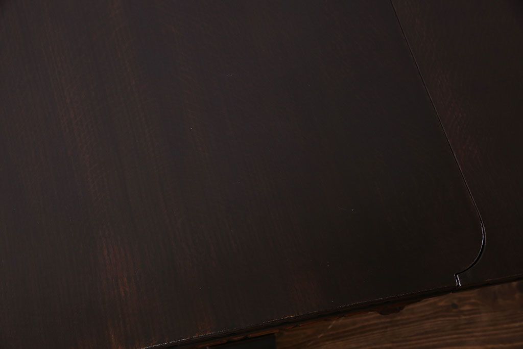 アンティーク家具　イギリスアンティーク　上質な特大ドローリーフテーブル(エクステンションテーブル)