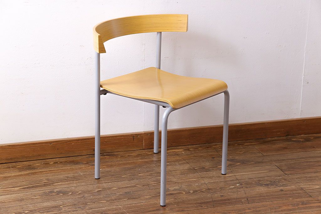 中古　廃版品　arflex(アルフレックス)　TWIN　ダイニングチェア(椅子、イス)(定価約4万円)