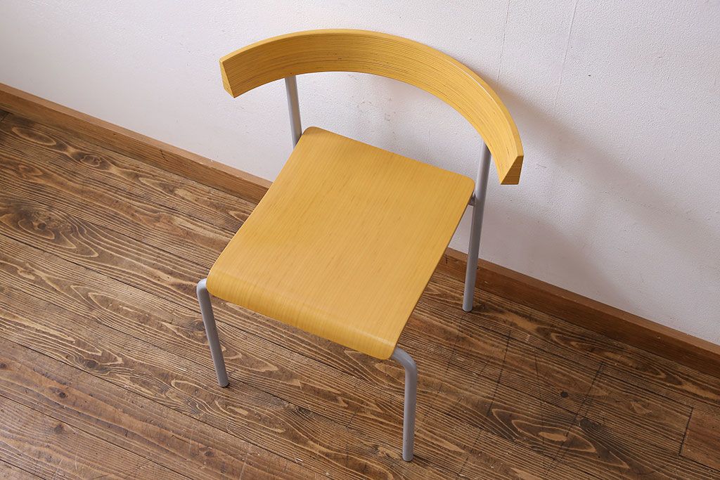 中古　廃版品　arflex(アルフレックス)　TWIN　ダイニングチェア(椅子、イス)(定価約4万円)
