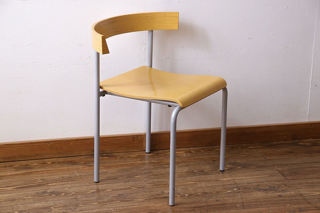 中古　廃版品　arflex(アルフレックス)　TWIN　ダイニングチェア(椅子、イス)(定価約4万円)(2)
