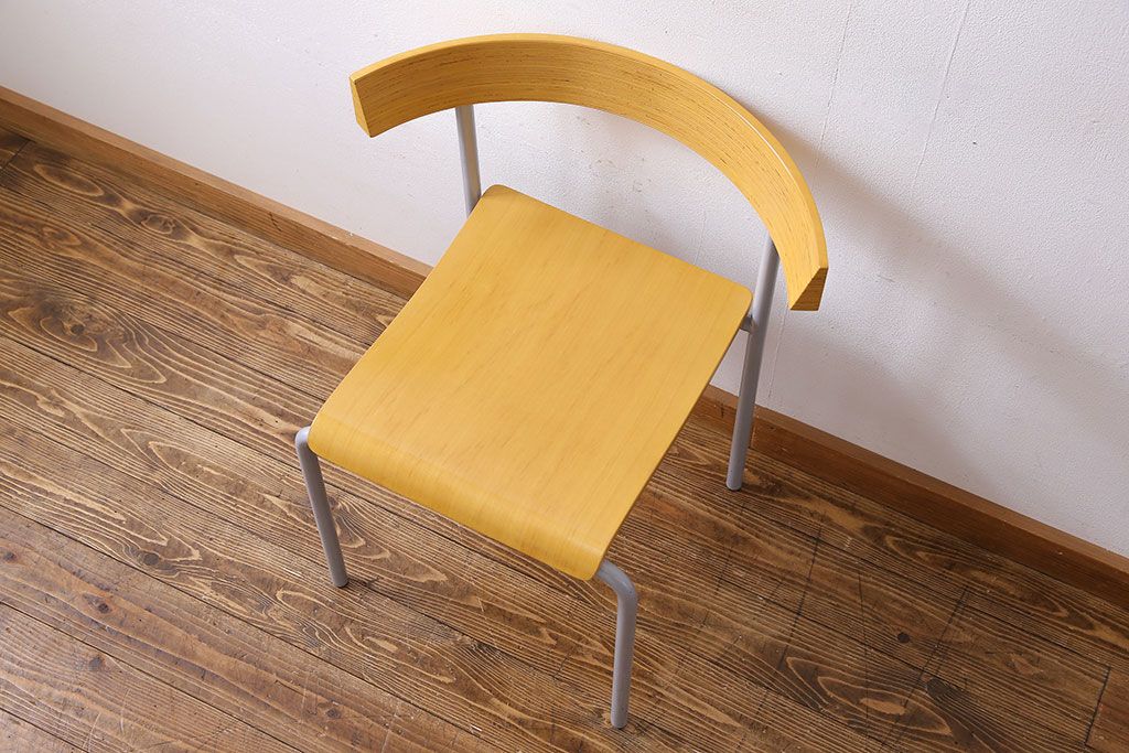 中古　廃版品　arflex(アルフレックス)　TWIN　ダイニングチェア(椅子、イス)(定価約4万円)(2)
