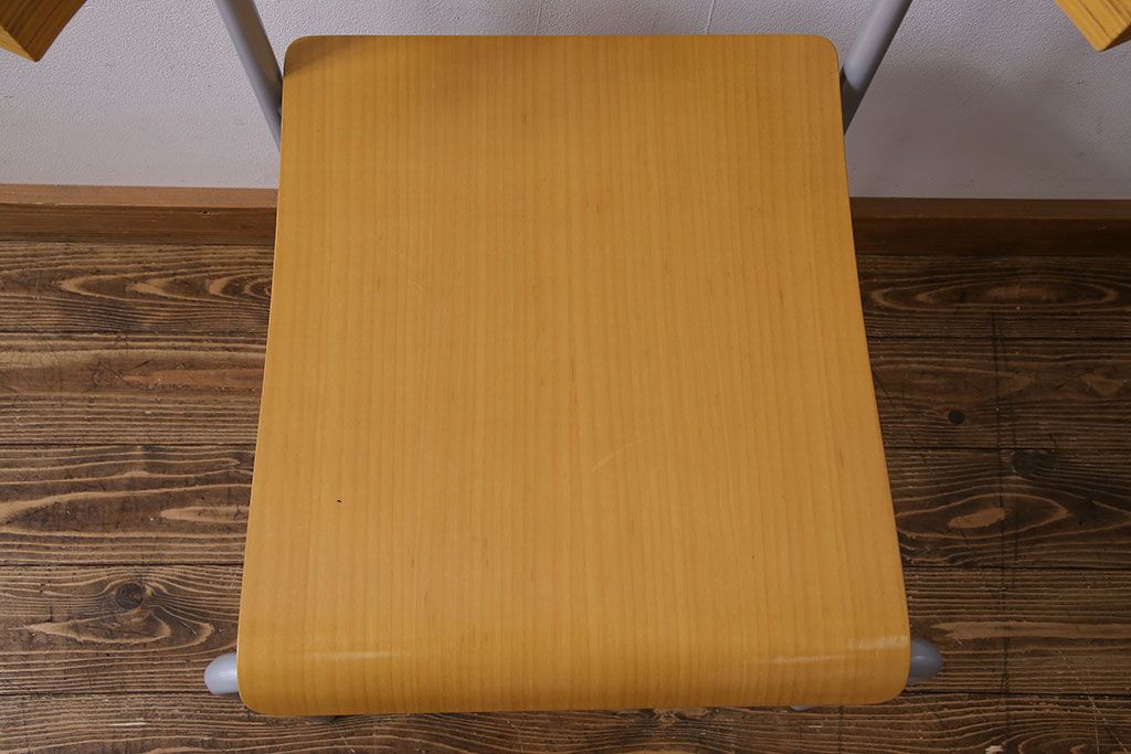 中古　廃版品　arflex(アルフレックス)　TWIN　ダイニングチェア(椅子、イス)(定価約4万円)(3)