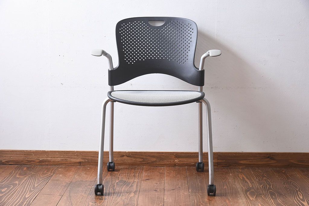 中古　ハーマンミラー社(Hermanmiller)　Caper Chair　ケイパーチェア(オフィスチェア、椅子、イス)(定価約6万円)