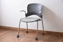 中古　ハーマンミラー社(Hermanmiller)　Caper Chair　ケイパーチェア(オフィスチェア、椅子、イス)(定価約6万円)(1)