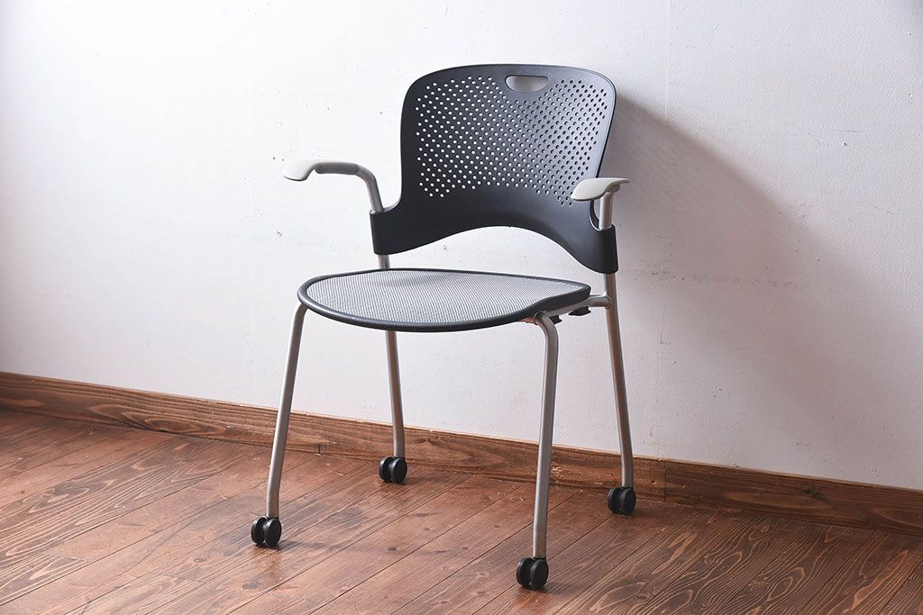 中古　ハーマンミラー社(Hermanmiller)　Caper Chair　ケイパーチェア(オフィスチェア、椅子、イス)(定価約6万円)(2)