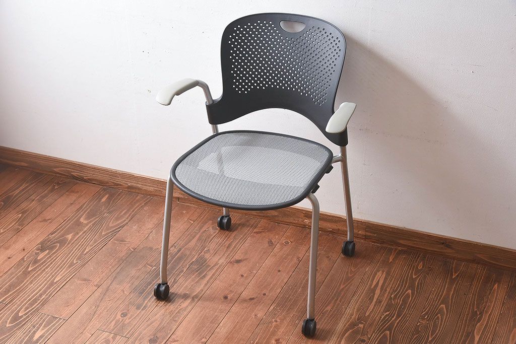 中古　ハーマンミラー社(Hermanmiller)　Caper Chair　ケイパーチェア(オフィスチェア、椅子、イス)(定価約6万円)(2)