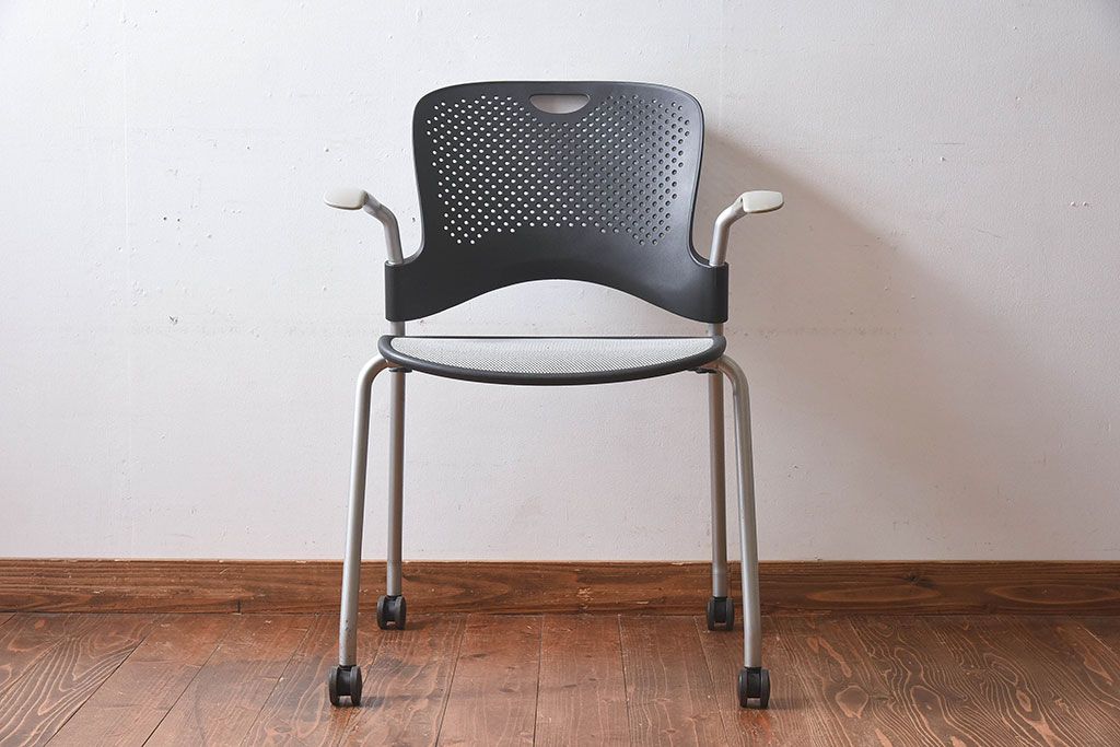中古　ハーマンミラー社(Hermanmiller)　Caper Chair　ケイパーチェア(オフィスチェア、椅子、イス)(定価約6万円)(3)