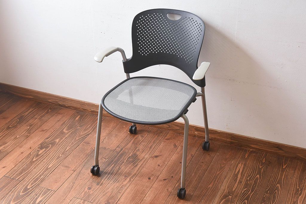 中古　ハーマンミラー社(Hermanmiller)　Caper Chair　ケイパーチェア(オフィスチェア、椅子、イス)(定価約6万円)(3)