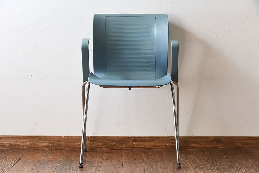 ヴィンテージ家具　ビンテージ　Fritz Hansen(フリッツ・ハンセン)　ENSEMBLE B10(アンサンブル B10)　アームチェア(スタッキングチェア、椅子、イス)(2)
