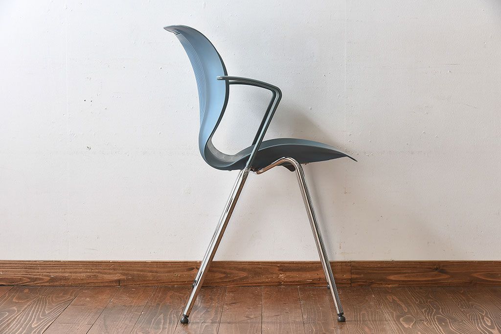 ヴィンテージ家具　ビンテージ　Fritz Hansen(フリッツ・ハンセン)　ENSEMBLE B10(アンサンブル B10)　アームチェア(スタッキングチェア、椅子、イス)(2)