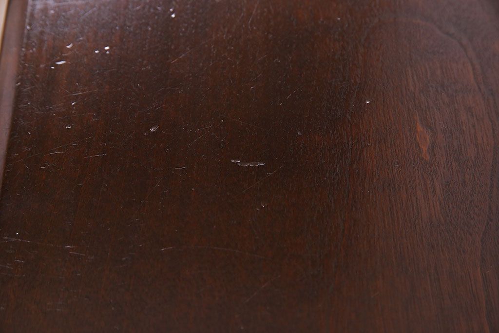 中古美品　松本民芸家具　面取りデザインがおしゃれなE型サイドボード(収納棚、戸棚)(定価約37万円)