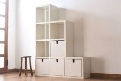 中古　カッシーナixc. SELECTION　Kartell(カルテル)　SHELVING SYSTEM(シェルビングシステム)(オープンラック、飾り棚)(定価約22万円)