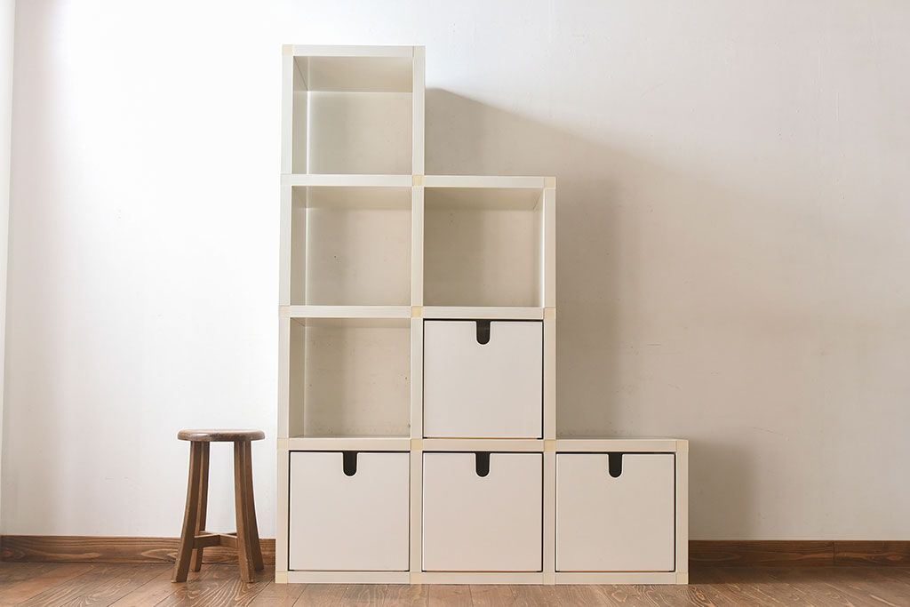 中古　カッシーナixc. SELECTION　Kartell(カルテル)　SHELVING SYSTEM(シェルビングシステム)(オープンラック、飾り棚)(定価約22万円)