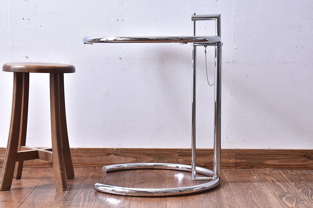 中古　ClassiCon(クラシコン)　Eileen Gray(アイリーン・グレイ)　ADJUSTABLE TABLE　E1027　アジャスタブルテーブル(サイドテーブル)(2)