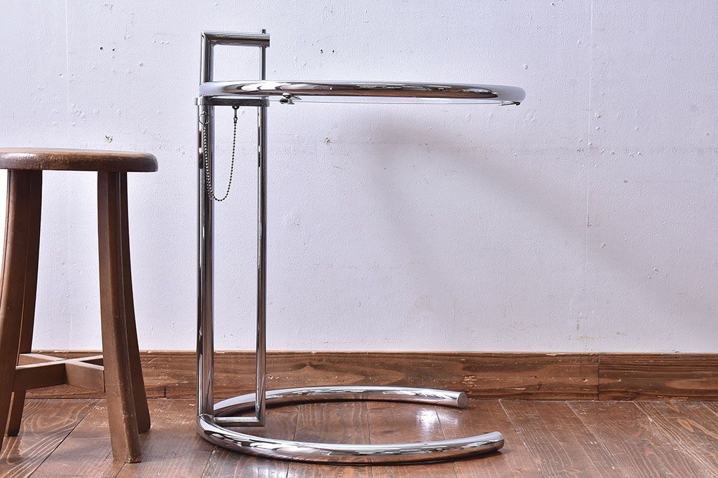 中古　ClassiCon(クラシコン)　Eileen Gray(アイリーン・グレイ)　ADJUSTABLE TABLE　E1027　アジャスタブルテーブル(サイドテーブル)(2)