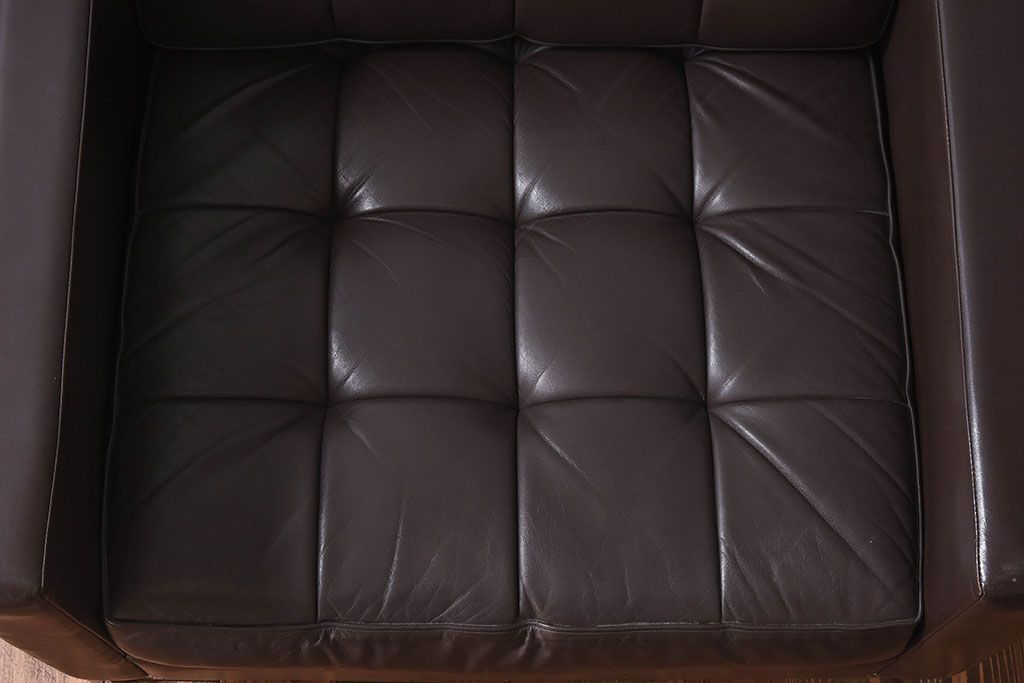 ヴィンテージ家具　ビンテージ　KNOLL(ノール)　廃盤品　モダンなラウンジソファ(1人掛けソファ)
