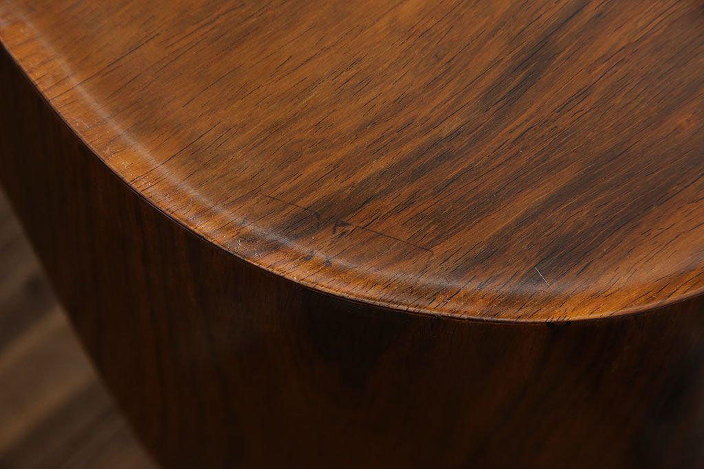 ヴィンテージ家具　ビンテージ　天童木工　剣持勇　絶版品!上質な雰囲気漂うローズウッド材の座卓