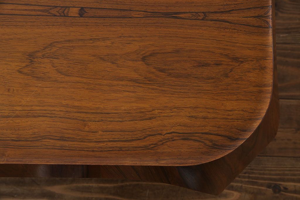ヴィンテージ家具　ビンテージ　天童木工　剣持勇　絶版品!上質な雰囲気漂うローズウッド材の座卓