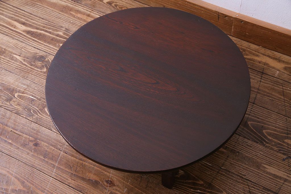レトロ家具　昭和レトロ　昭和期の魅力あふれるローテーブル(ちゃぶ台、座卓)