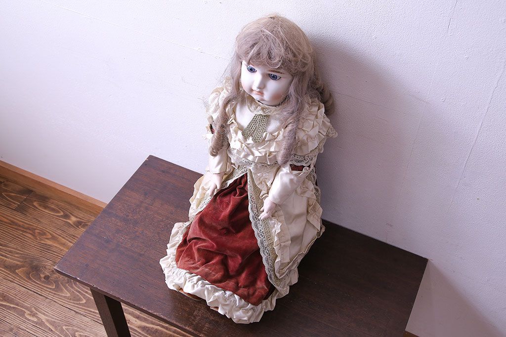 アンティーク雑貨　collectors doll(コレクターズドール) CD-100　ビスクドール(人形)