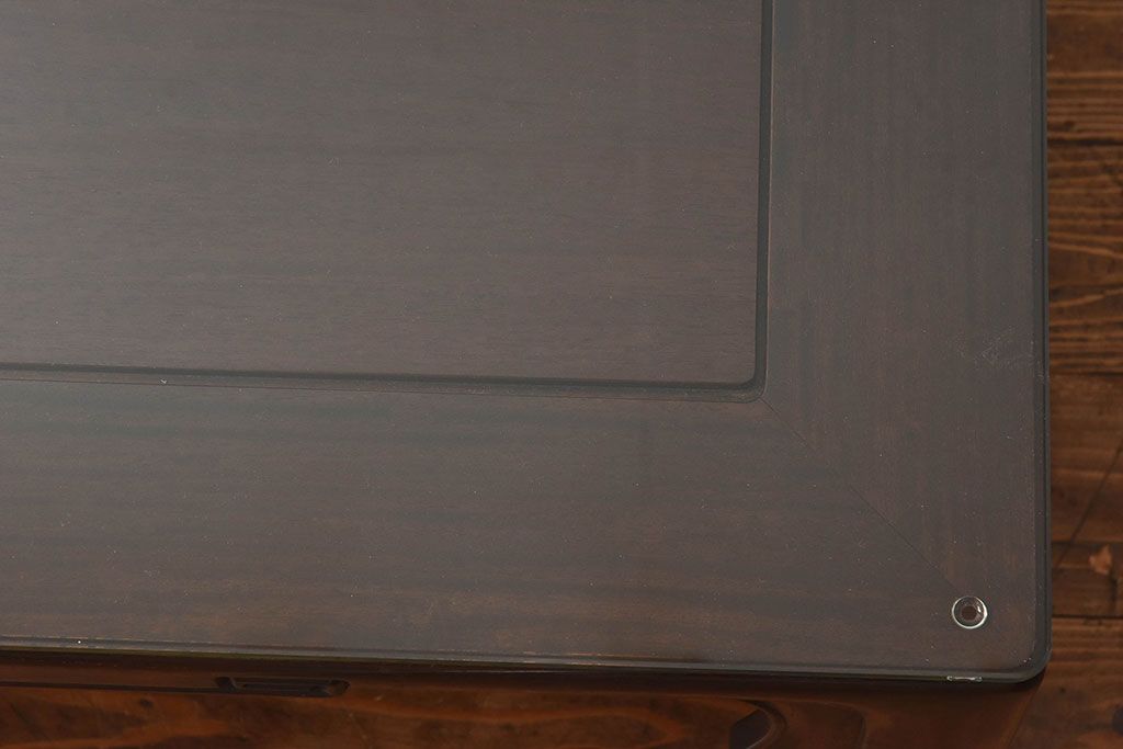 中古　美品　大阪唐木指物　上品なデザインのテーブル(座卓、ローテーブル)(定価約120万円)