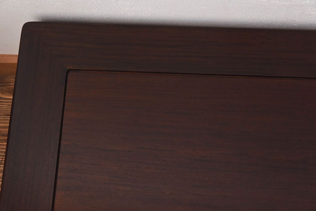 中古　美品　大阪唐木指物　上品なデザインのテーブル(座卓、ローテーブル)(定価約120万円)