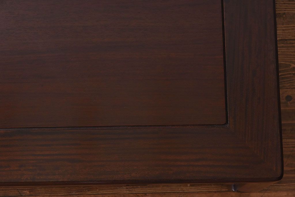 中古　美品　大阪唐木指物　上品なデザインのテーブル(座卓、ローテーブル)(定価約120万円)