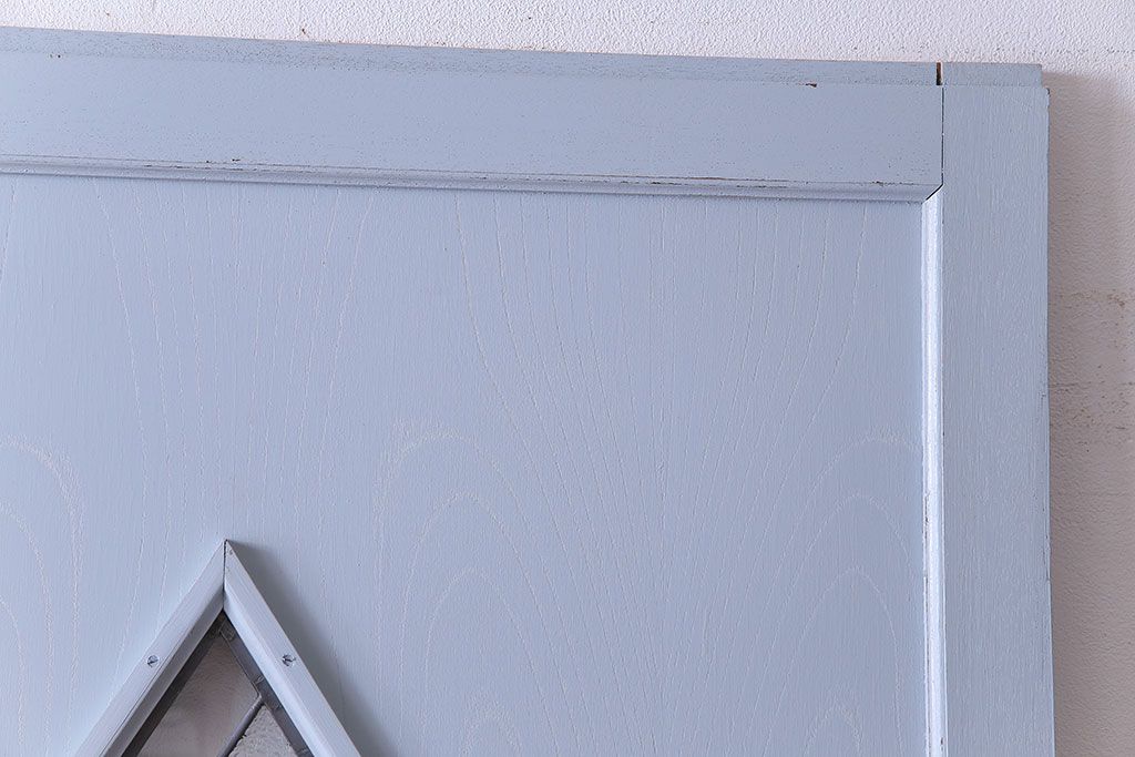【S様ご成約分】ラフジュ工房オリジナルステンドグラス　明るいカラーのペイントドア(引き戸、建具)