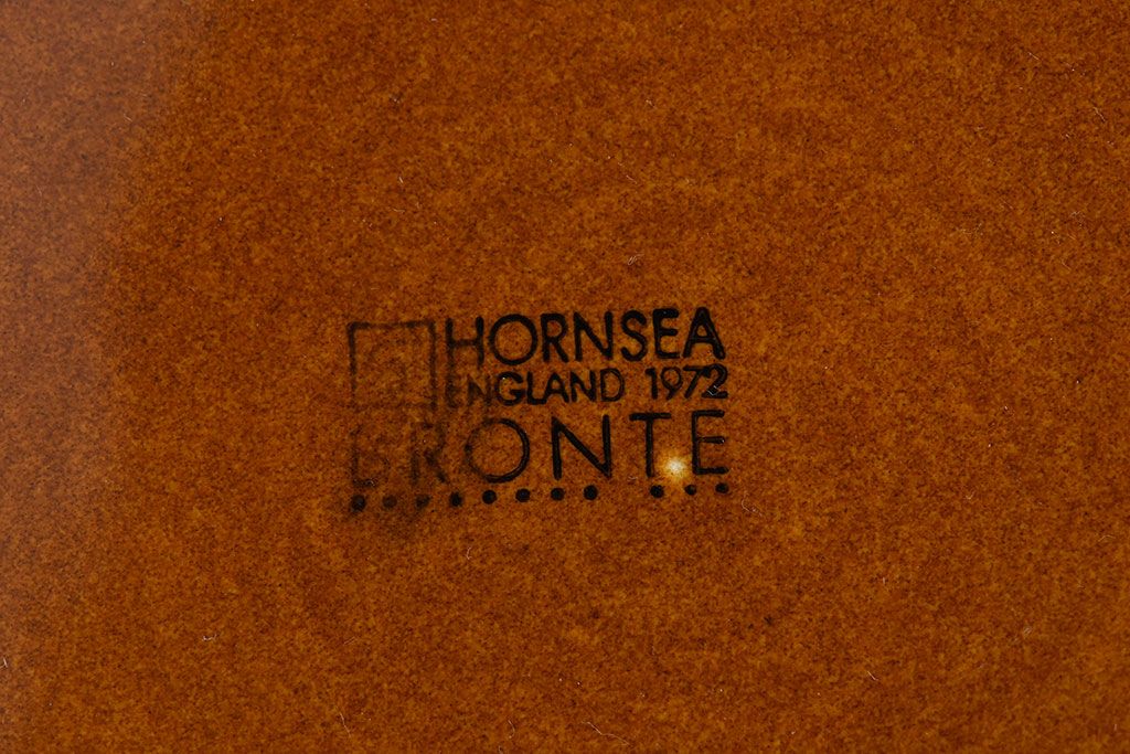 イギリスビンテージ　HORNSEA(ホーンジー)　BRONTE(ブロンテ)シリーズ　カップ&ソーサー&プレート3客セット(洋食器)